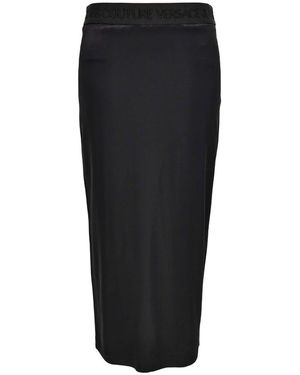 Versace Jeans Couture Rokken ,Zwart ,Midi Rok