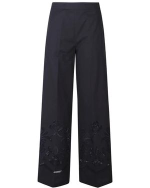 forte_forte Wide Trousers - Blue