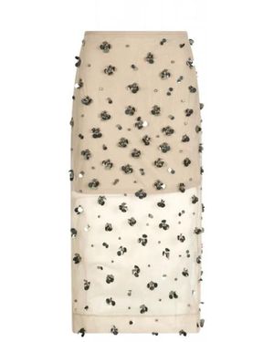 Liu Jo Midi Skirts - Natural