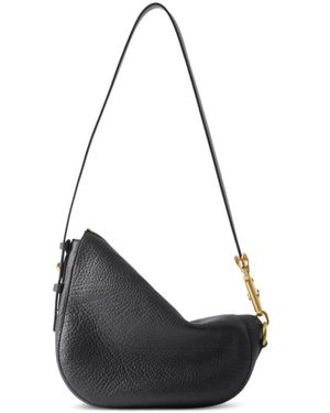 Burberry Piccola borsa nera con anello decorativo - Nero