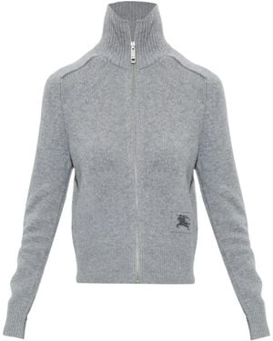 Burberry Truien & Vesten ,Grijs ,Kasjmier Cypria Kasjmier Vest