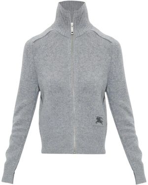 Burberry Truien & Vesten ,Grijs ,Kasjmier Cypria Kasjmier Vest