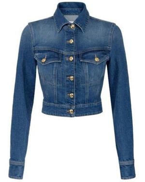 Elisabetta Franchi Denim Jackets - Blue