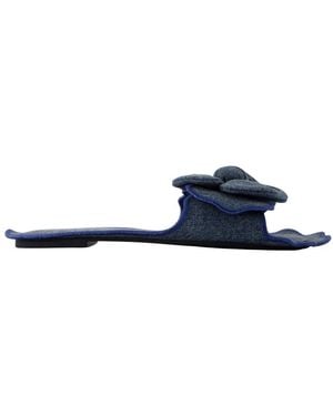 Marc Jacobs Denim Daisy Sandale - Blau