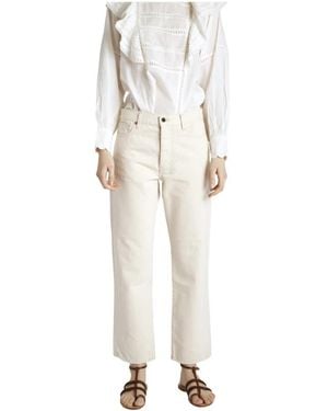Bellerose Straight Pants - White