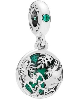 PANDORA Simba, Timon & Pumbaa Dangle Bedel - Wit