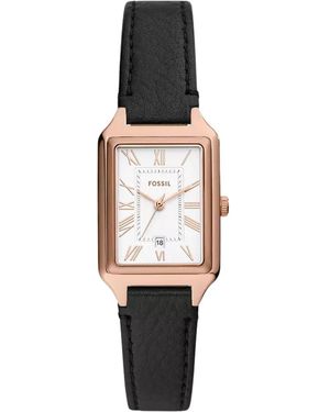 Fossil Es5310 Elegant Rechthoekig Tijdstuk - Wit