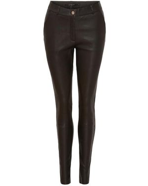 Btfcph Leren Broek - Zwart