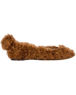Moschino Ballerina Shoes - Brown