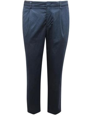 Entre Amis Cropped Trousers - Blue