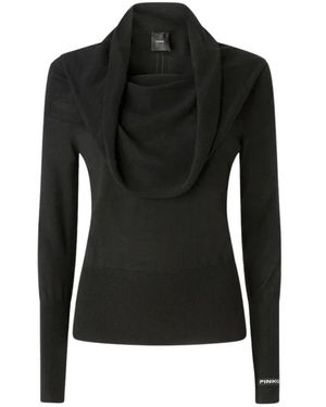 Pinko Round-Neck Knitwear - Noir