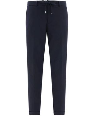 BRIGLIA Slim-Fit Pants - Blue