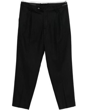 Michael Coal Cropped Trousers - Black