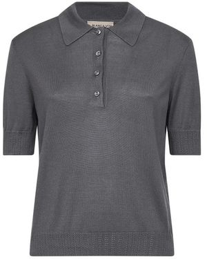 Blanca Vita Polo Shirts - Grey
