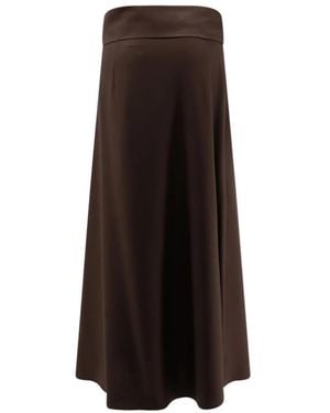 Alysi Midi Rok - Bruin