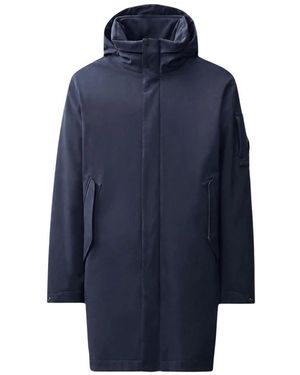 C.P. Company Jassen ,Blauw ,Katoen Shell-R Hooded Parka