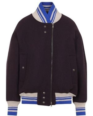Dries Van Noten Valdi Bomberjack - Blauw