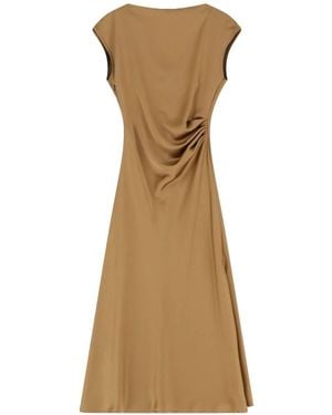Imperial Midi Dresses - Brown