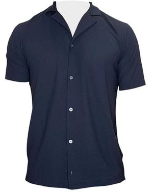 Zanone Short Sleeve Shirts - Azul