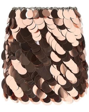 Rabanne Short Skirts - Marrón