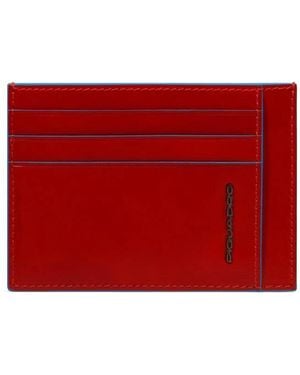 Piquadro Kreditkartenetui Pocket - Rot