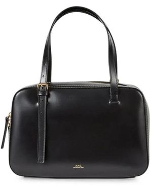 A.P.C. Virginie Box Bag - Zwart