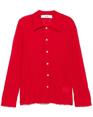 Séfr Casual Shirts - Rosso