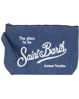 MC2 Saint Barth Tassen ,Blauw ,Pochette