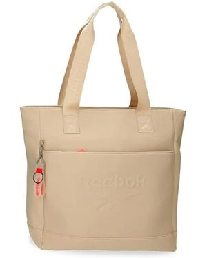 Reebok Damen Shopper Tasche - Natur