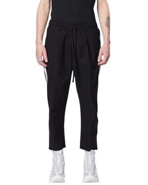 Thom Krom M St 411 Ribbed Broeken - Zwart