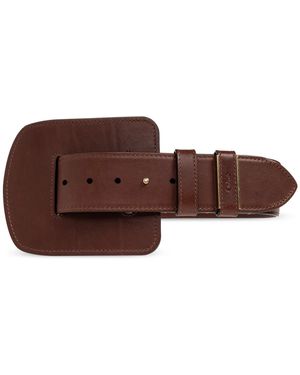 Chloé Accessoires ,Bruin ,Leer Max Leren Riem