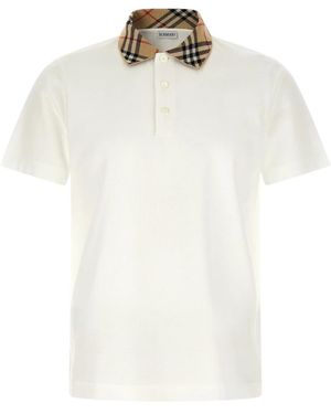 Burberry Polo Shirts - Blanco