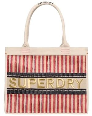 Superdry Tote Bags - Pink