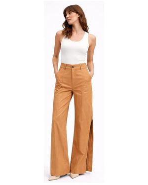 Erika Cavallini Semi Couture Wide Trousers - Orange