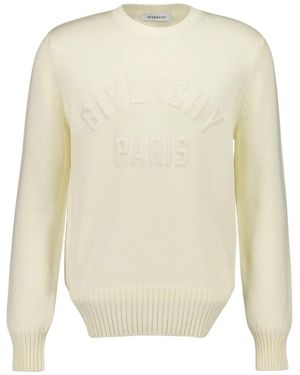 Givenchy Round-Neck Knitwear - White