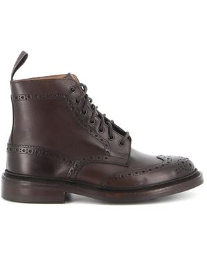 Tricker's Lace-Up Boots - Brown