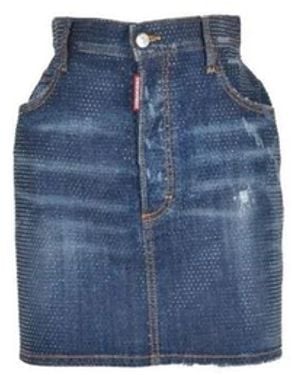 DSquared² Denim Skirts - Bleu