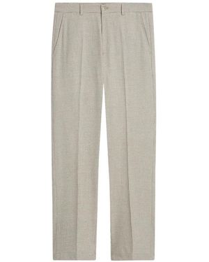 Cinque Straight Trousers - Gris