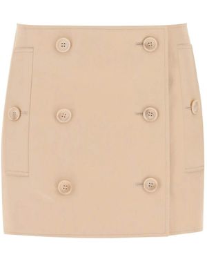 Burberry Rokken ,Katoen Trench Katoenen Minirok - Naturel