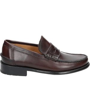 van Bommel Braune Lederslipper