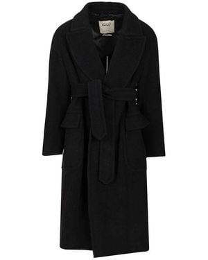 Valstar Belted Coats - Black