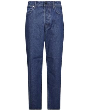 Stone Island Loose Fit Five-Pocket Jeans - Blau