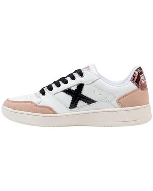 Munich Vintage Stijl Sneakers - Wit