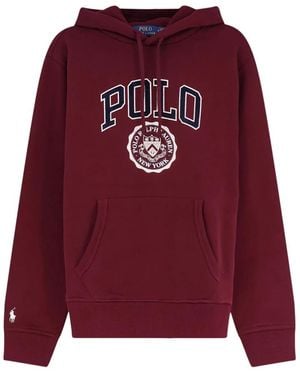 Polo Ralph Lauren Hoodies - Rojo