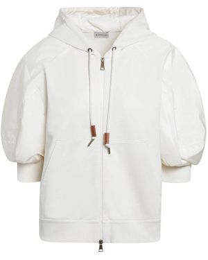 Moncler Zip-Throughs - White