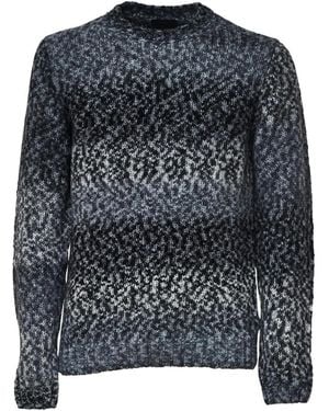 Dondup Rundhals-Strickware - Schwarz