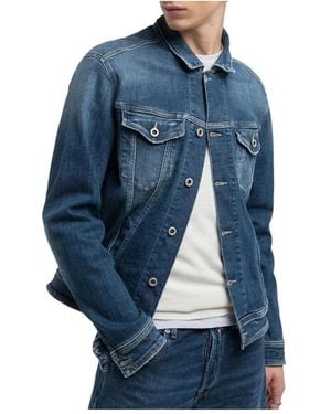 Replay Denim Jackets - Blue