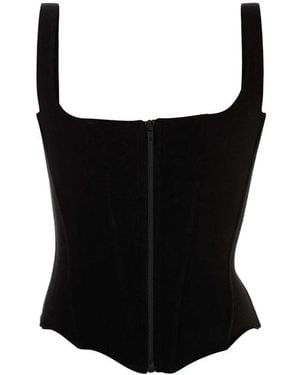 Balenciaga Sleeveless Tops - Black