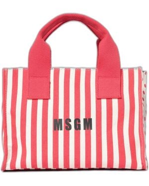 MSGM Tote Bags - Rojo