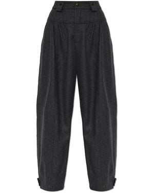 Chloé Wide Trousers - Negro
